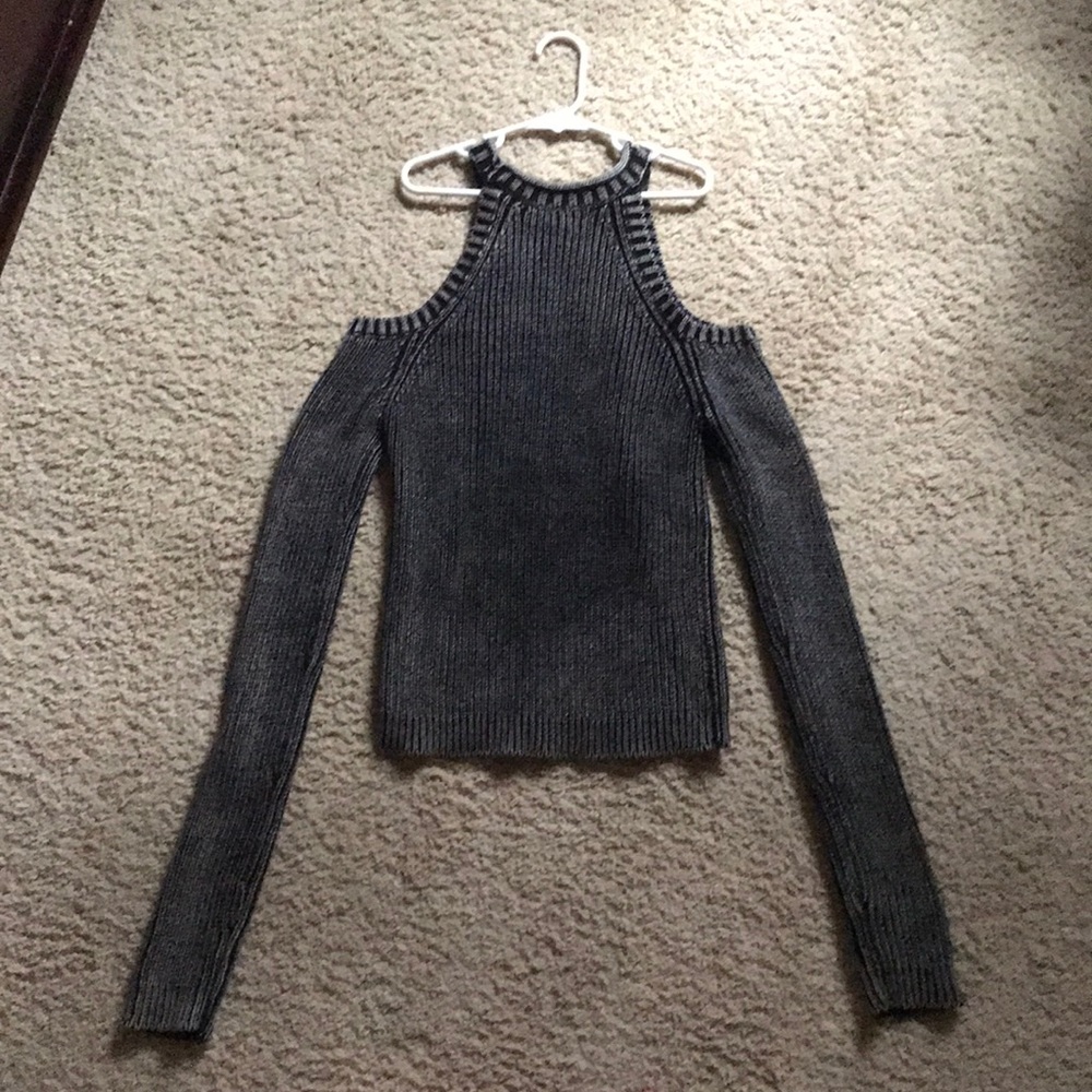 Cold-Shoulder Sweater
